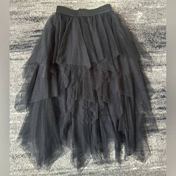 URBAN COCO Layered Tulle Midi Skirt - Picture 3 of 9